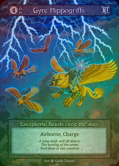 【FOIL】[Air] Gyre Hippogriffs [beta-Exceptional]